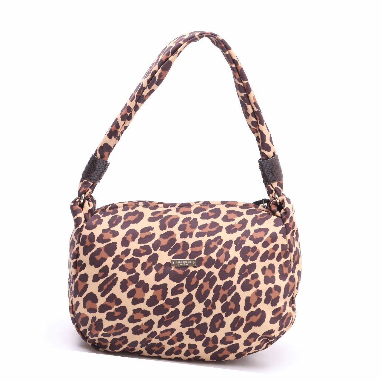 Kate Spade Brown Leopard Print Shoulder Bag