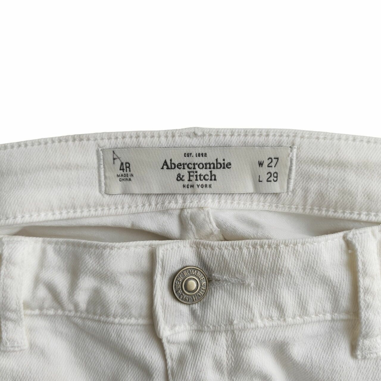 Abercrombie & Fitch White Jeans