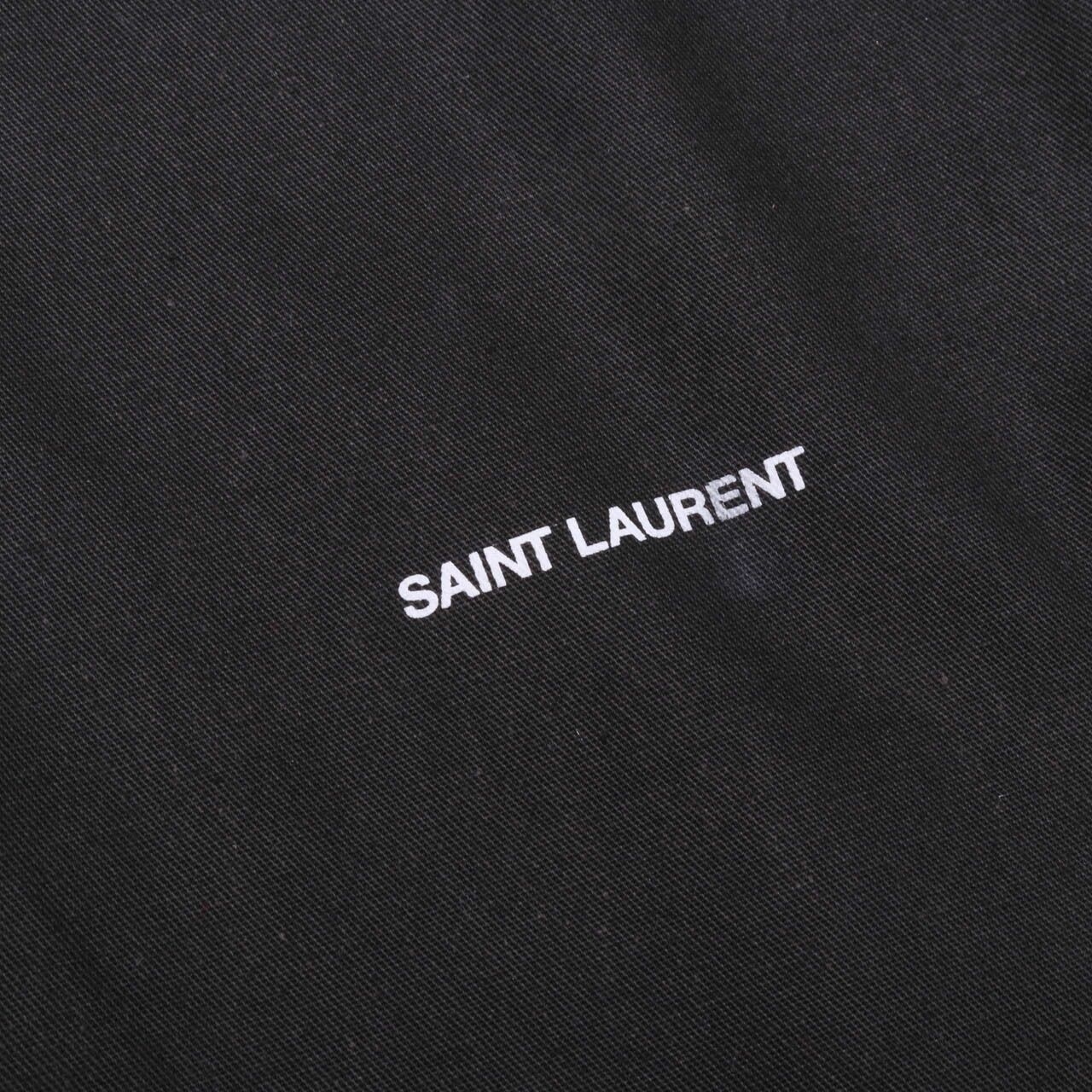 Saint Laurent Black Wallet On Chain WOC 19cm