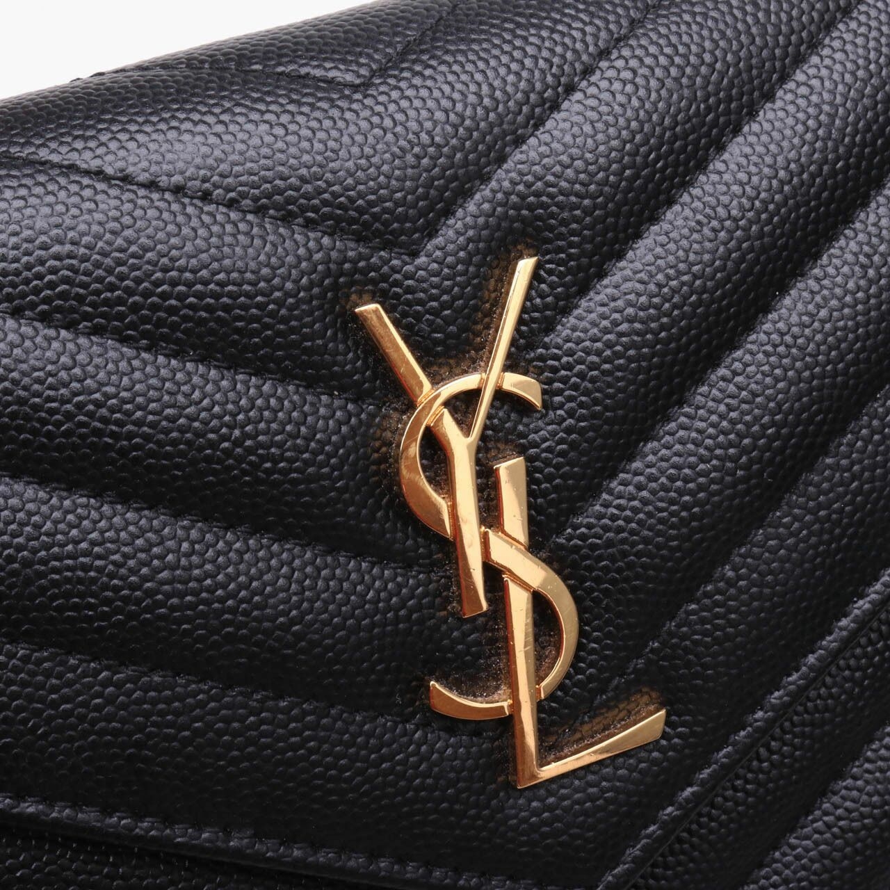 Saint Laurent Black Wallet On Chain WOC 19cm