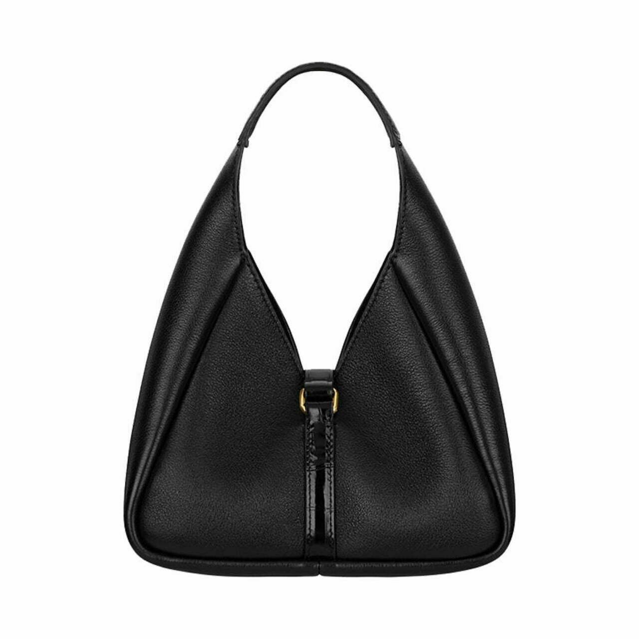 Givenchy Mini G-Hobo Smooth Leather Bag Black Ghw