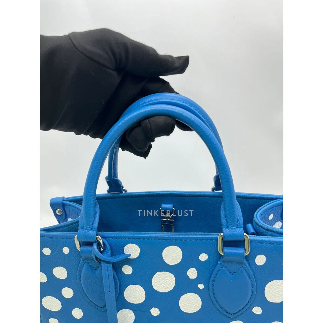 Louis Vuitton OnTheGo Yayoi PM Blue Chip Satchel