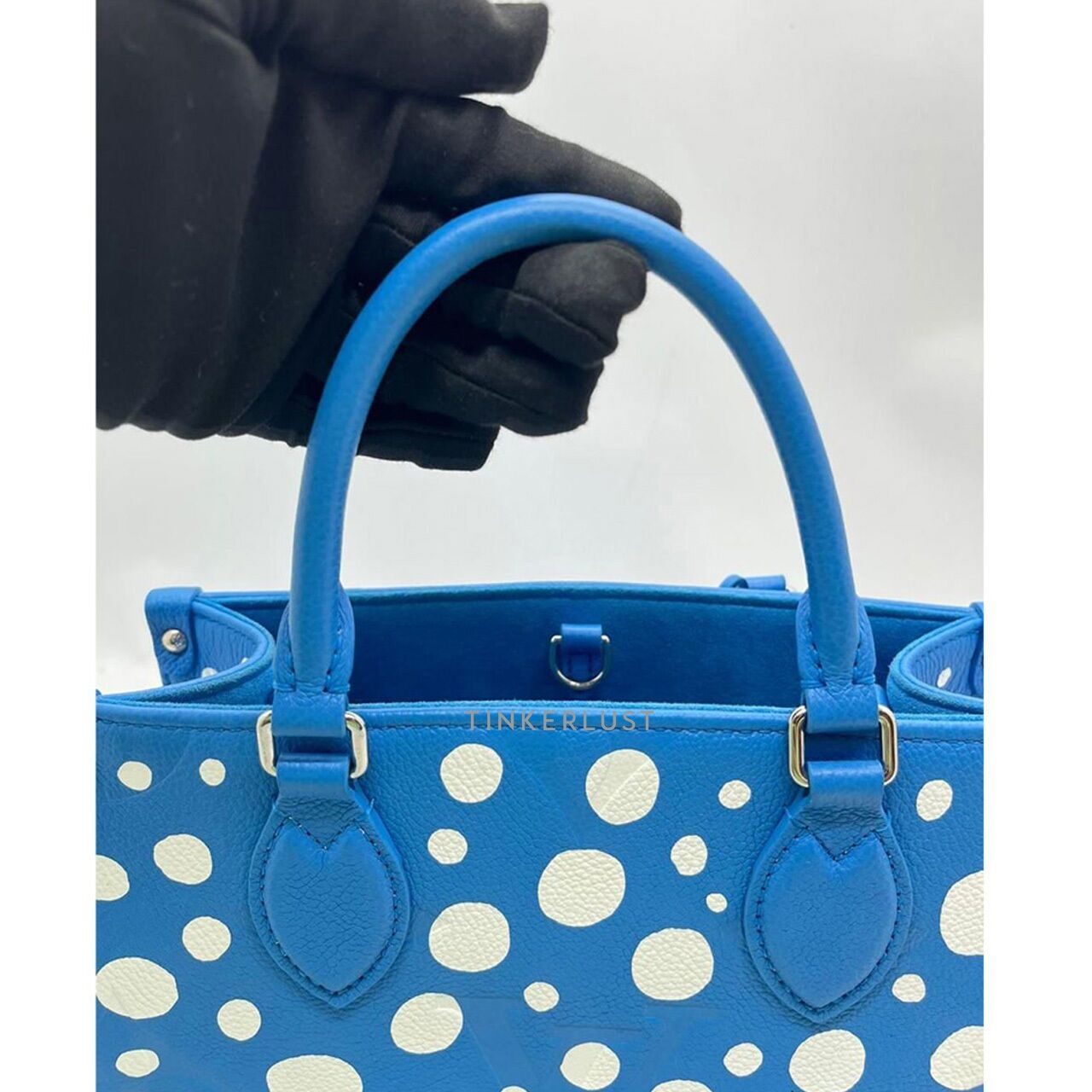 Louis Vuitton OnTheGo Yayoi PM Blue Chip Satchel