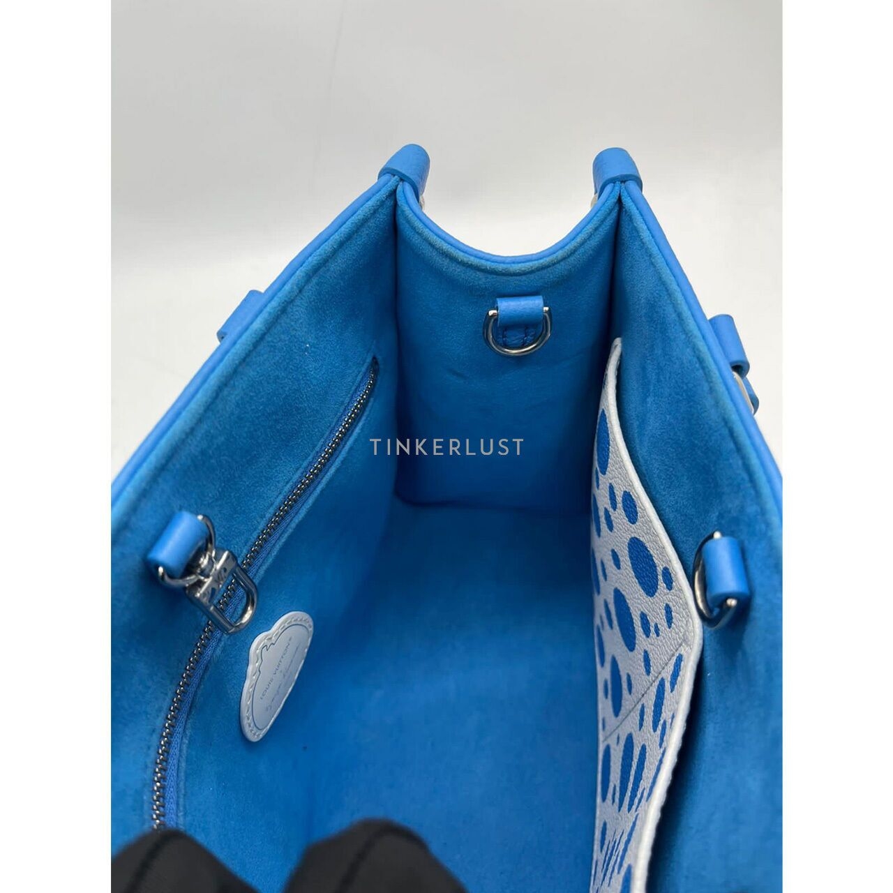 Louis Vuitton OnTheGo Yayoi PM Blue Chip Satchel