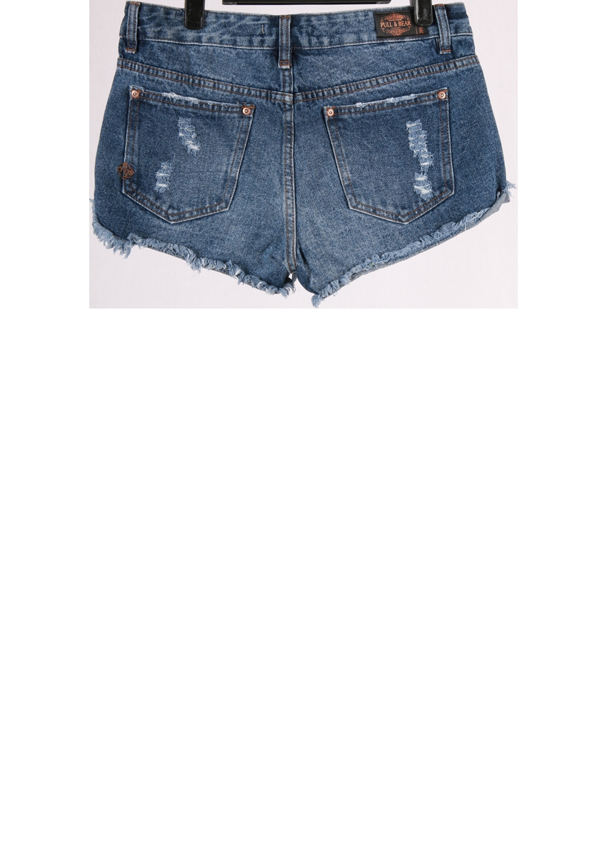 Pull & Bear Blue Denim Ripped Pants