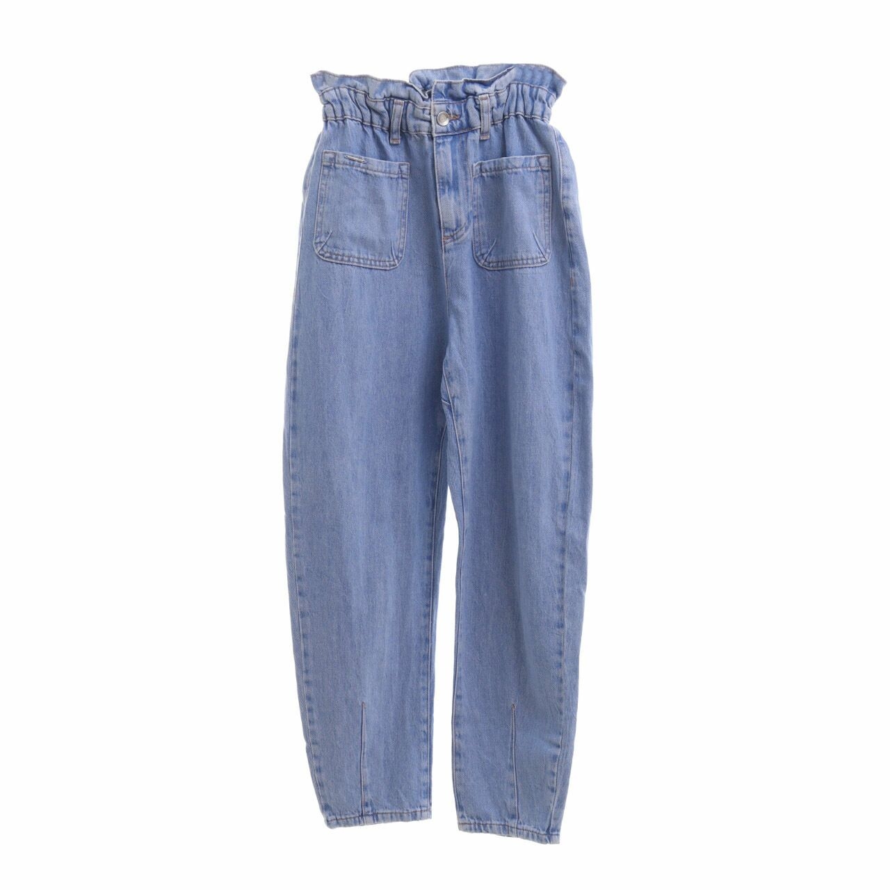 Zara Blue Denim Long Pants