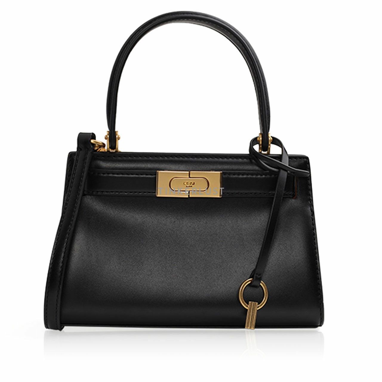 TORY BURCH Lee Radziwill Petite Shoulder Bag in Black