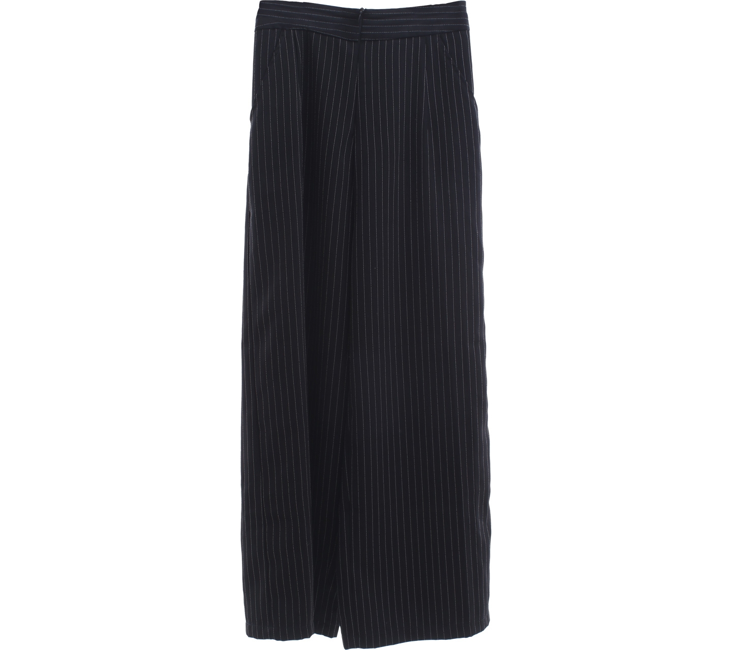 Cotton ink Black Striped Long Pants