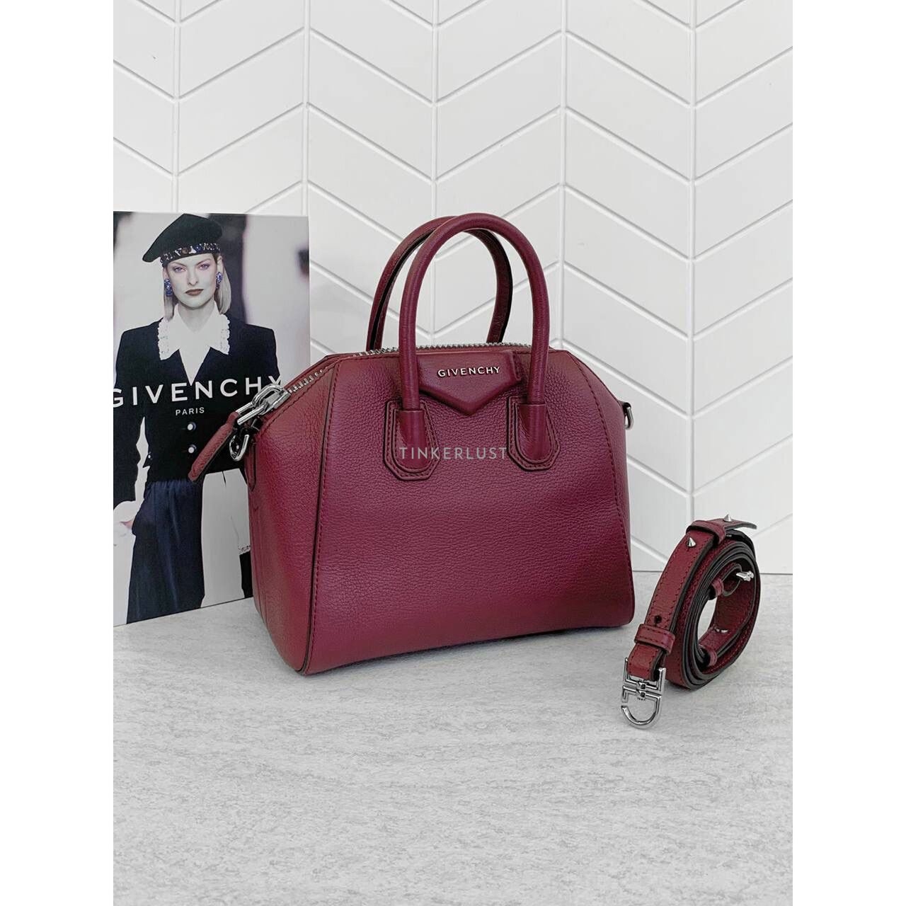 Givenchy Antigona Mini Red Wine 2018 Satchel