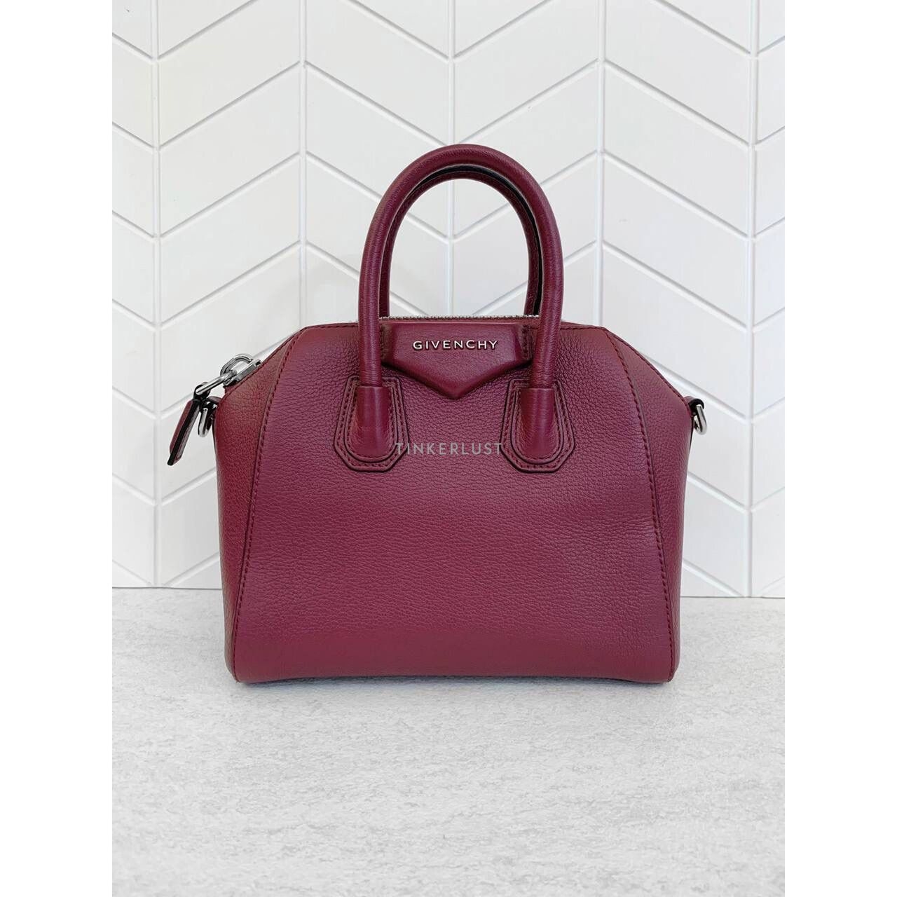 Givenchy Antigona Mini Red Wine 2018 Satchel