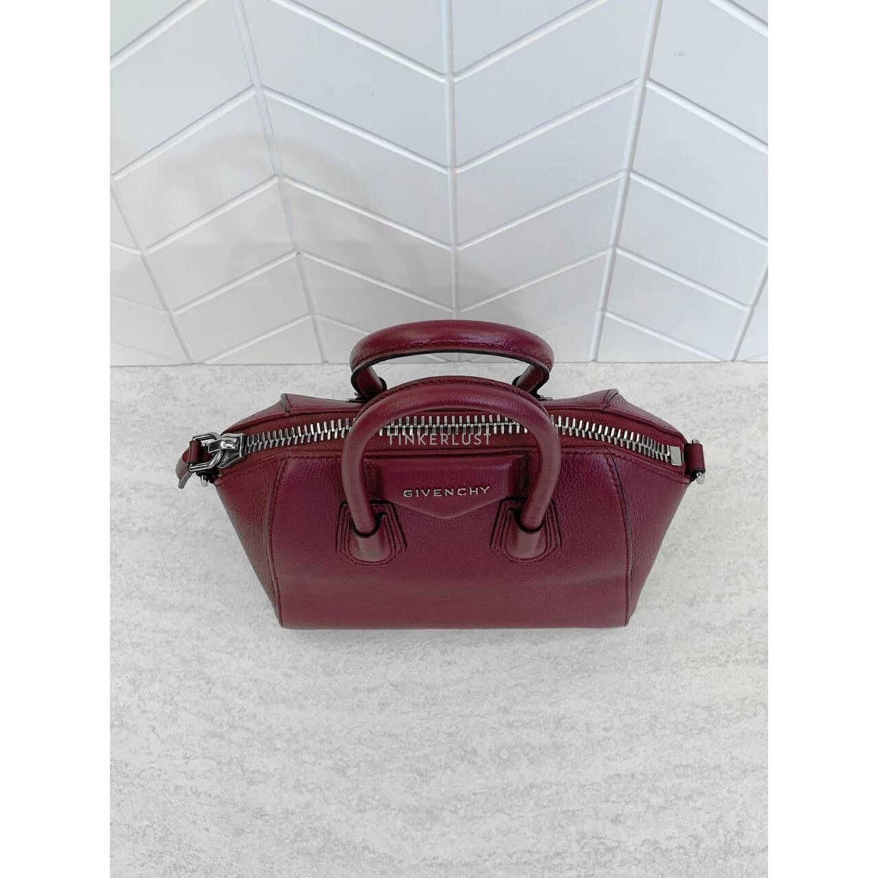 Givenchy Antigona Mini Red Wine 2018 Satchel