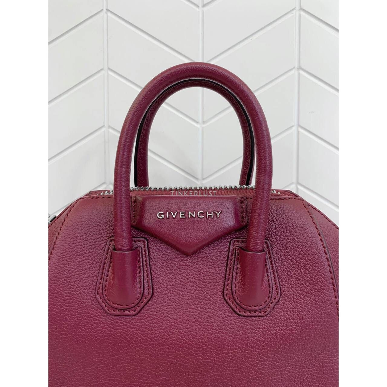 Givenchy Antigona Mini Red Wine 2018 Satchel