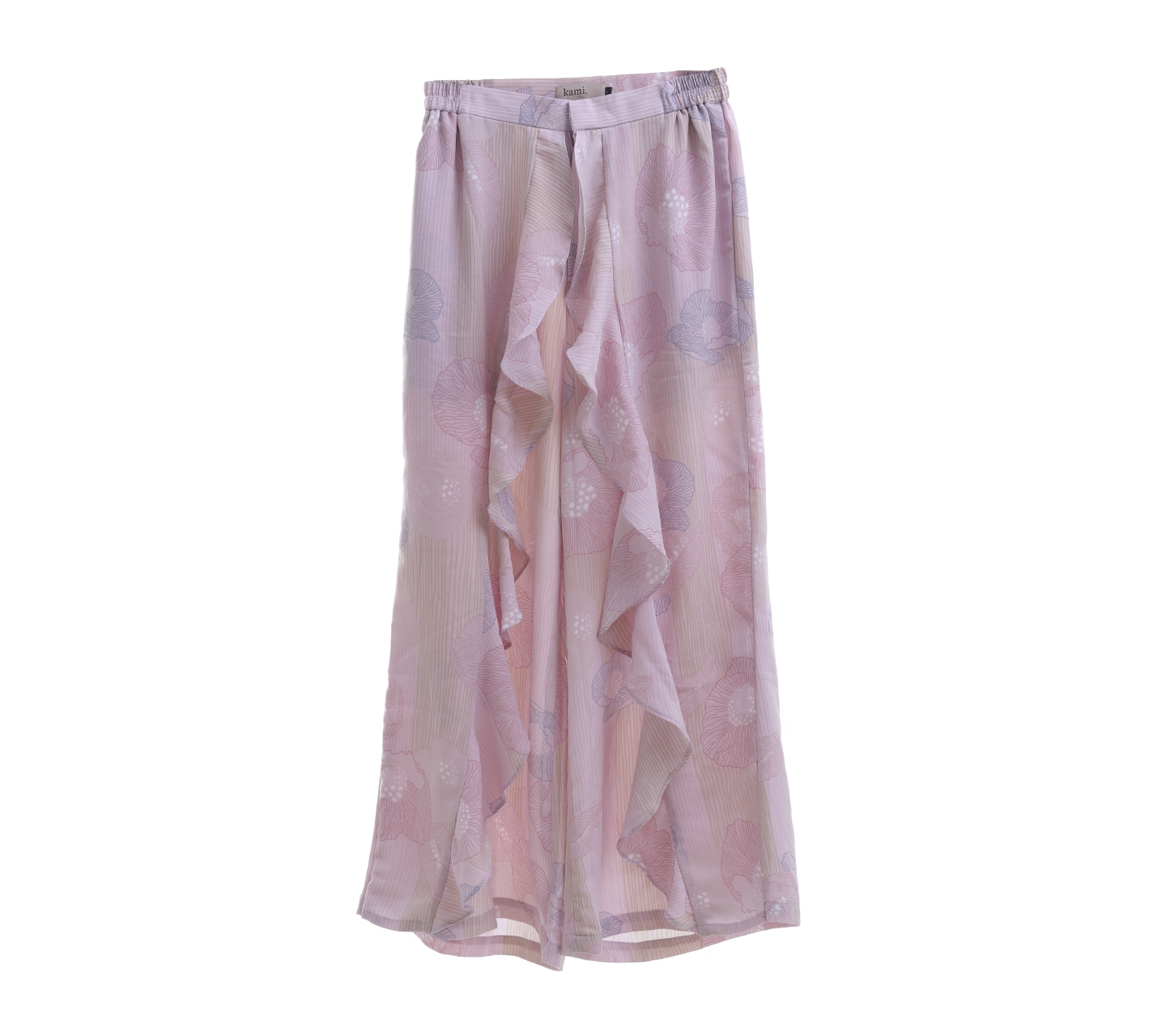 Kami Purple Floral Long Pants