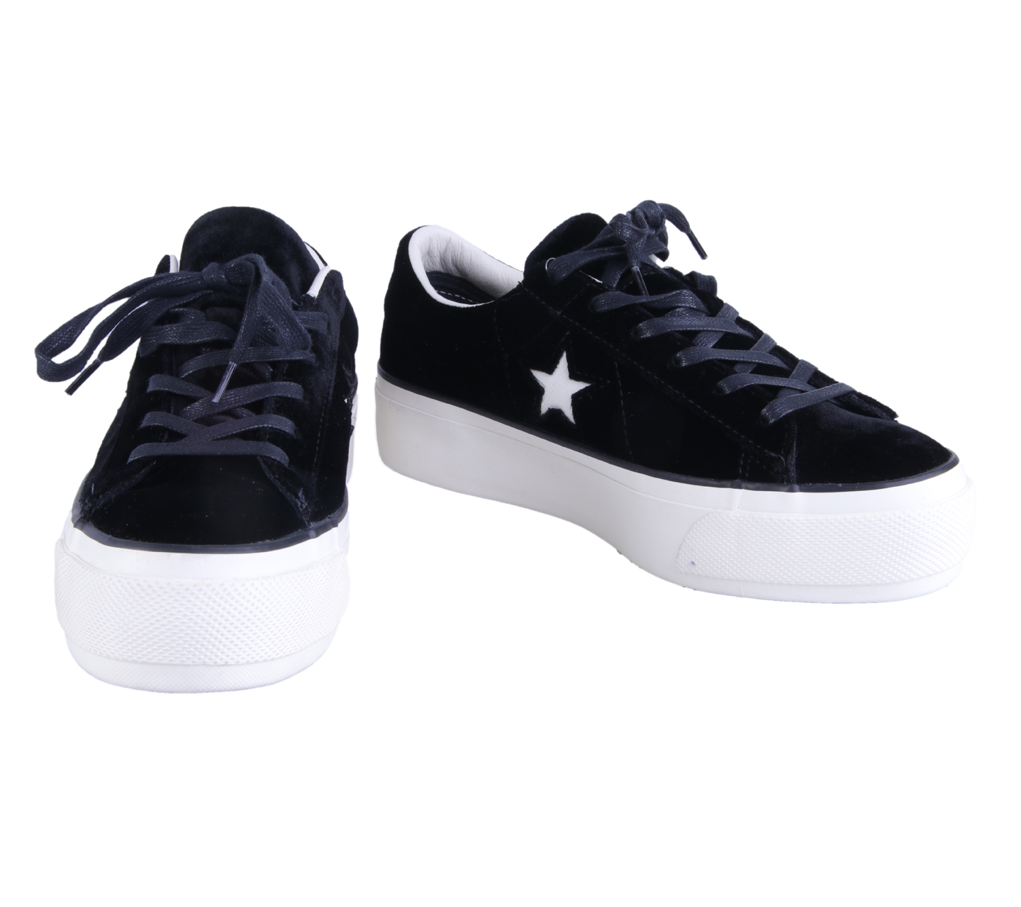 Converse Black One Star Platform Sneakers