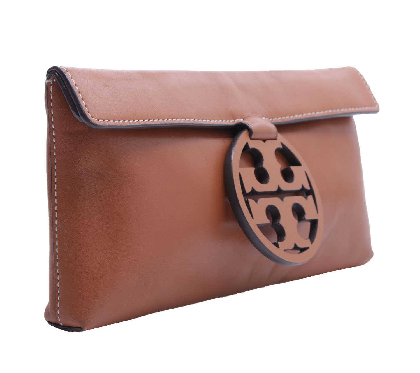 Tory Burch Brown Miller Clutch