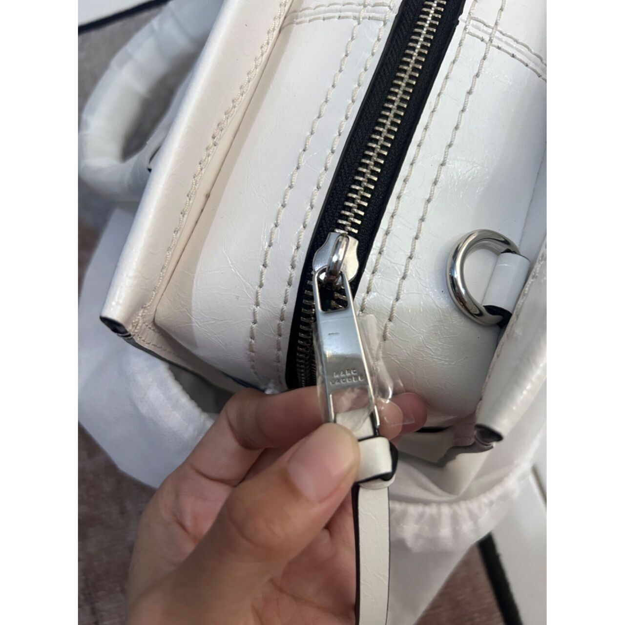 Marc Jacobs White Sling Bag