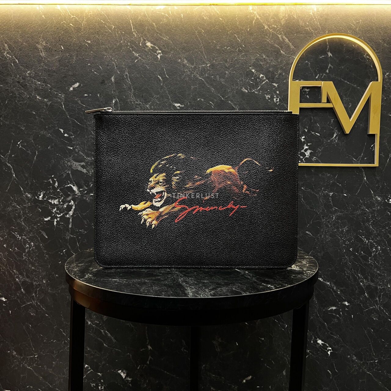 Givenchy Lion Black Clutch