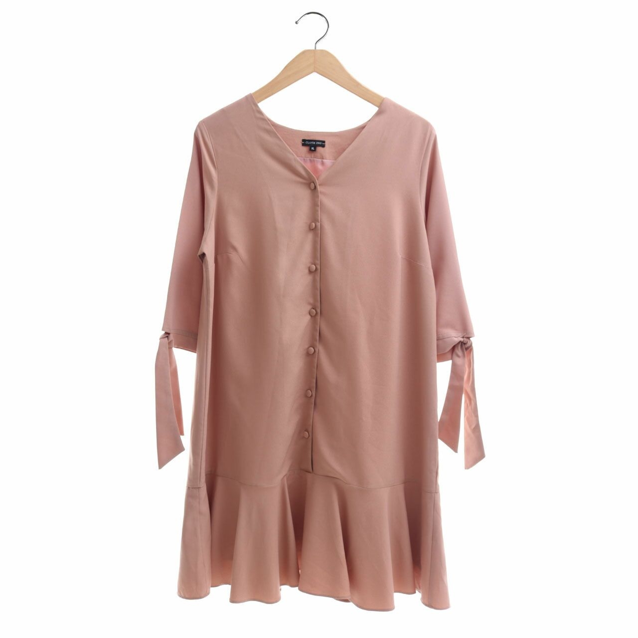 Cloth Inc Light Brown Mini Dress