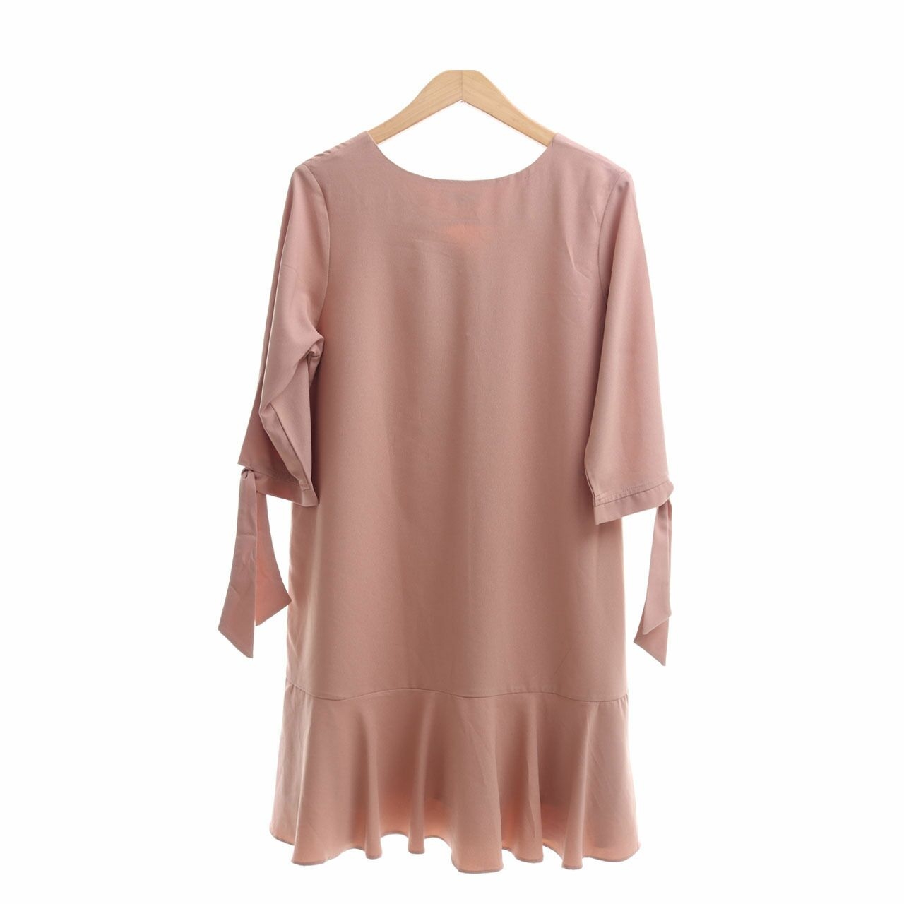 Cloth Inc Light Brown Mini Dress