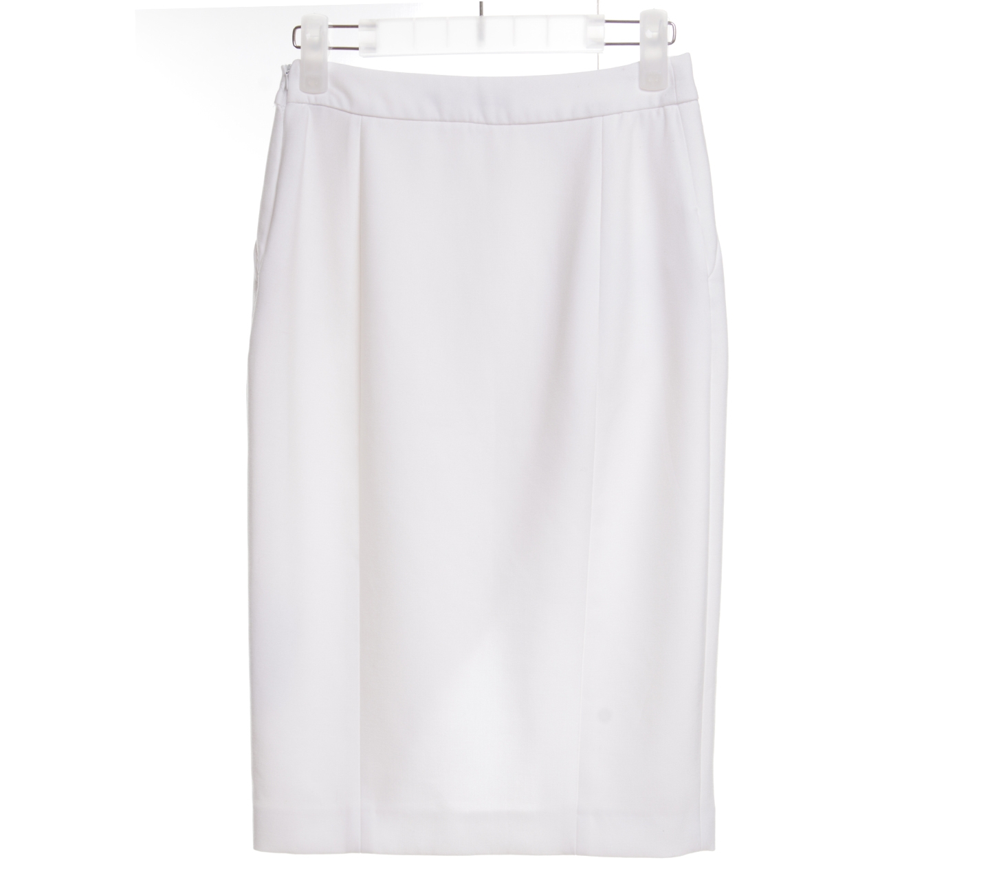 Zara White Wrap Mini Skirt