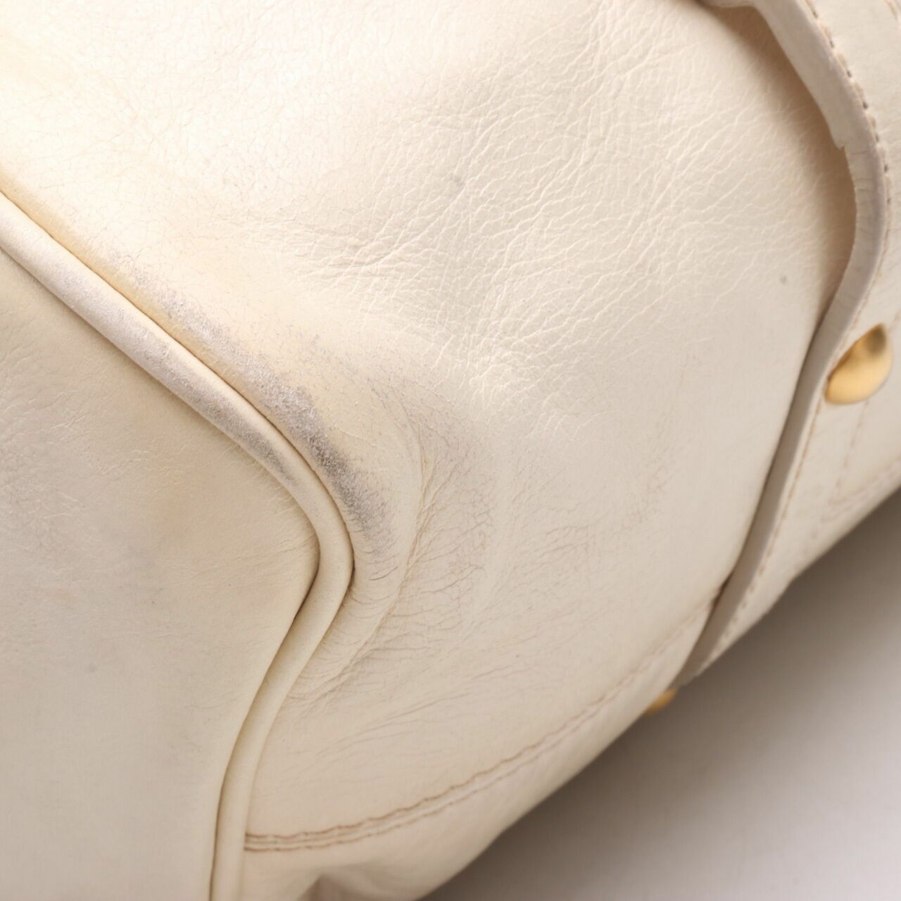 Miu Miu Vitello Lux White Leather 2 Way Shoulder Bag