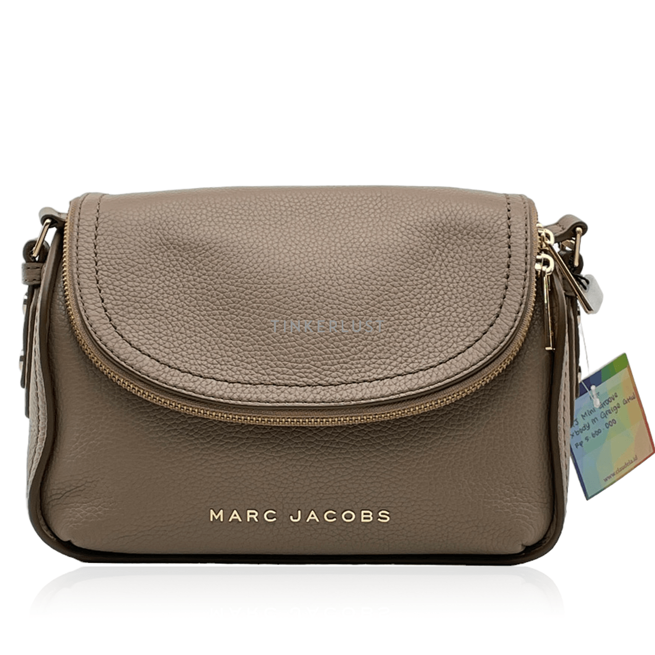 Marc Jacobs Mini Groove Crossbody in Greige GHW M0016932