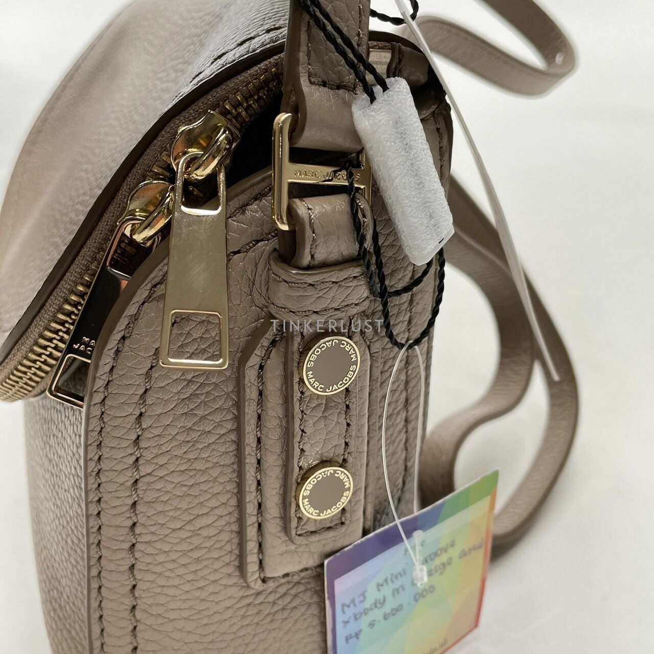 Marc Jacobs Mini Groove Crossbody in Greige GHW M0016932