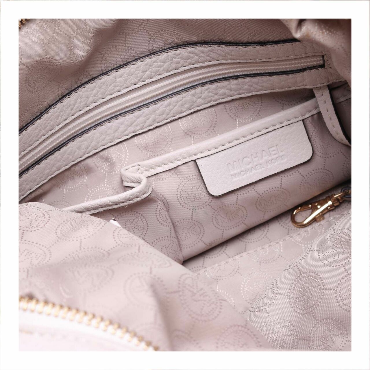 Michael Kors Beige Satchel