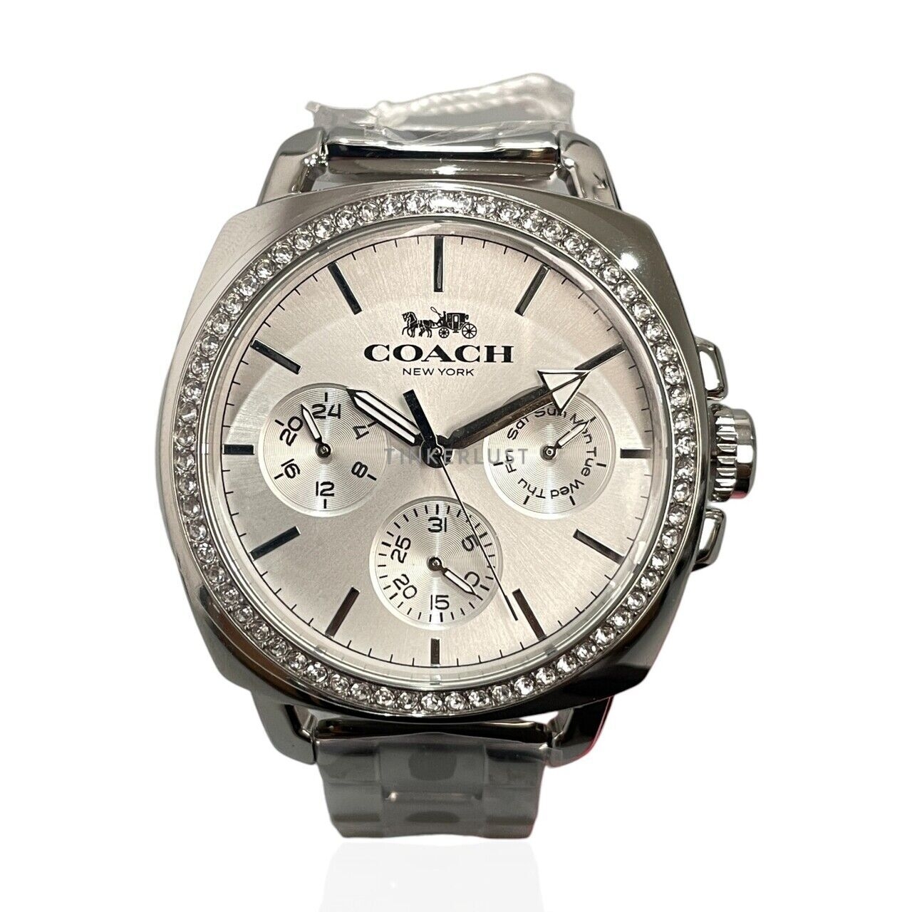 Coach Boyfriend Silver Stainless Steel Watch