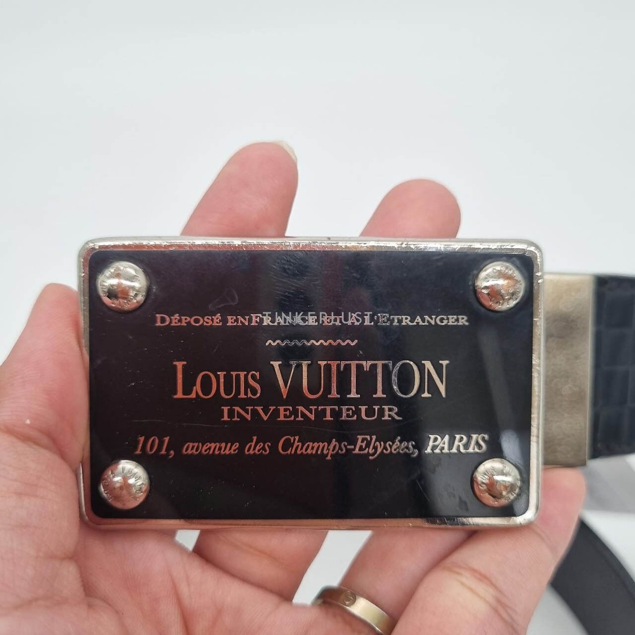 Louis Vuitton M6820 Avantour Black 2010 Belt