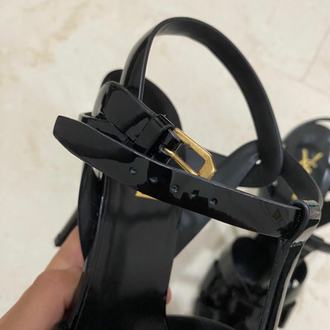 Yves Saint Laurent Black Tribute Heels