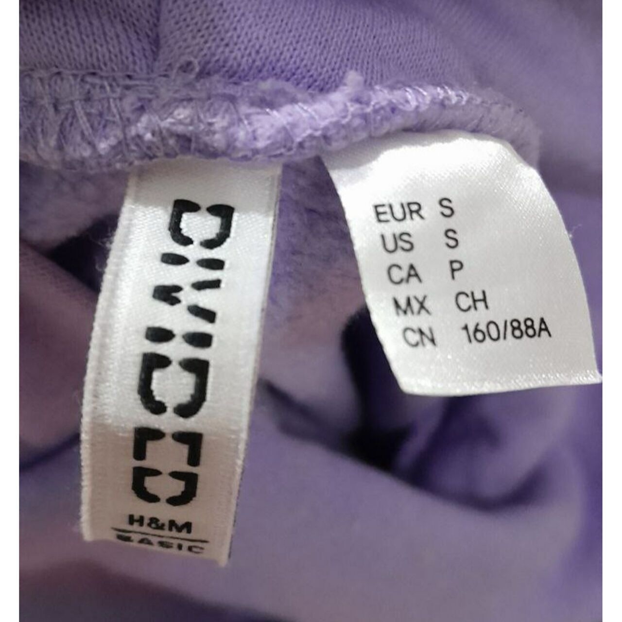 H&m Purple Hoodie Sweater