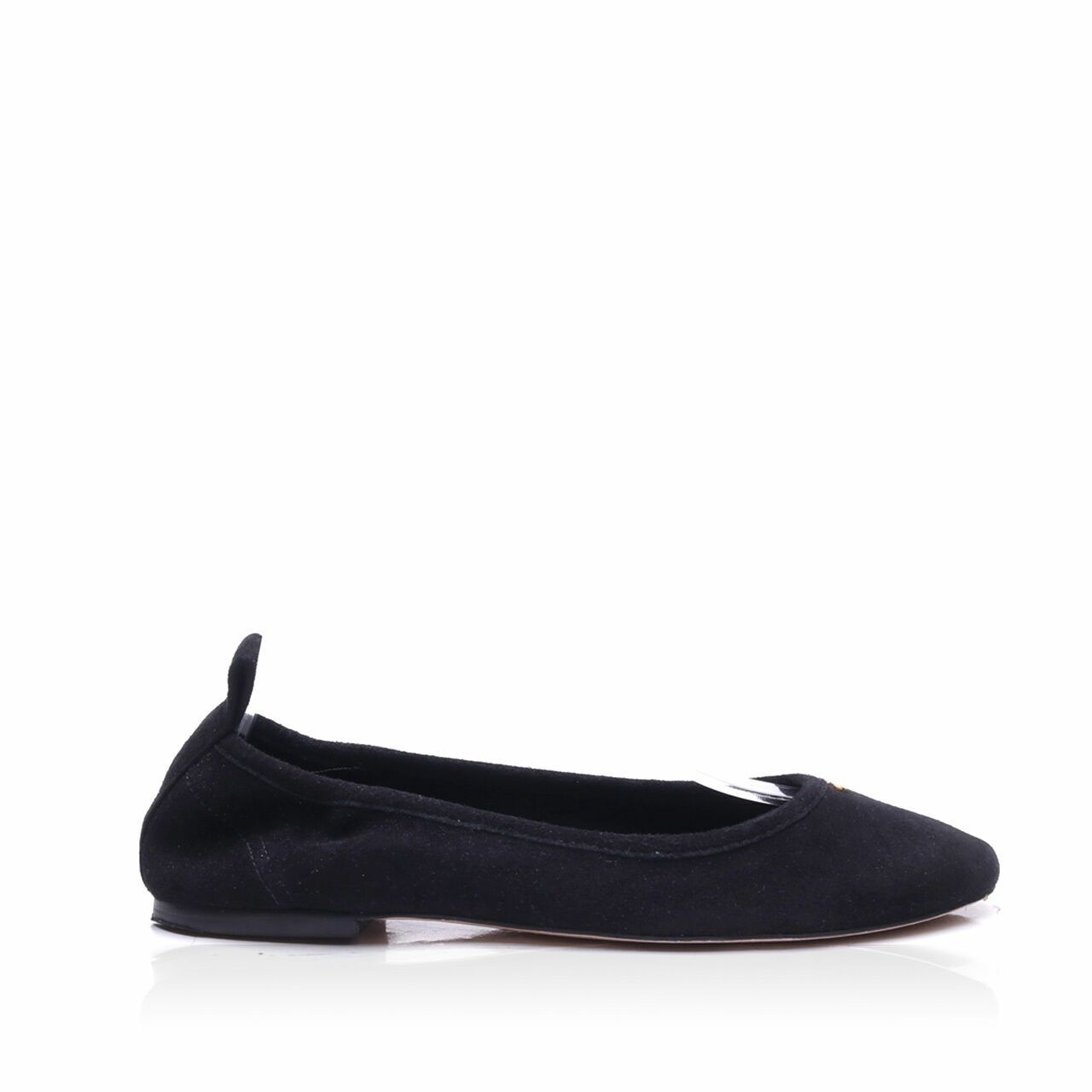 Tory Burch Black Women's Therese Suede Ballet Flats