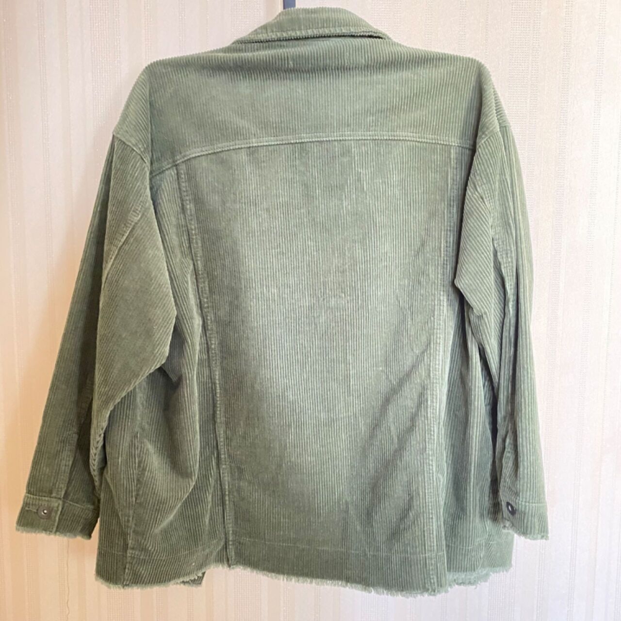 Zara Green Unfinished Jacket