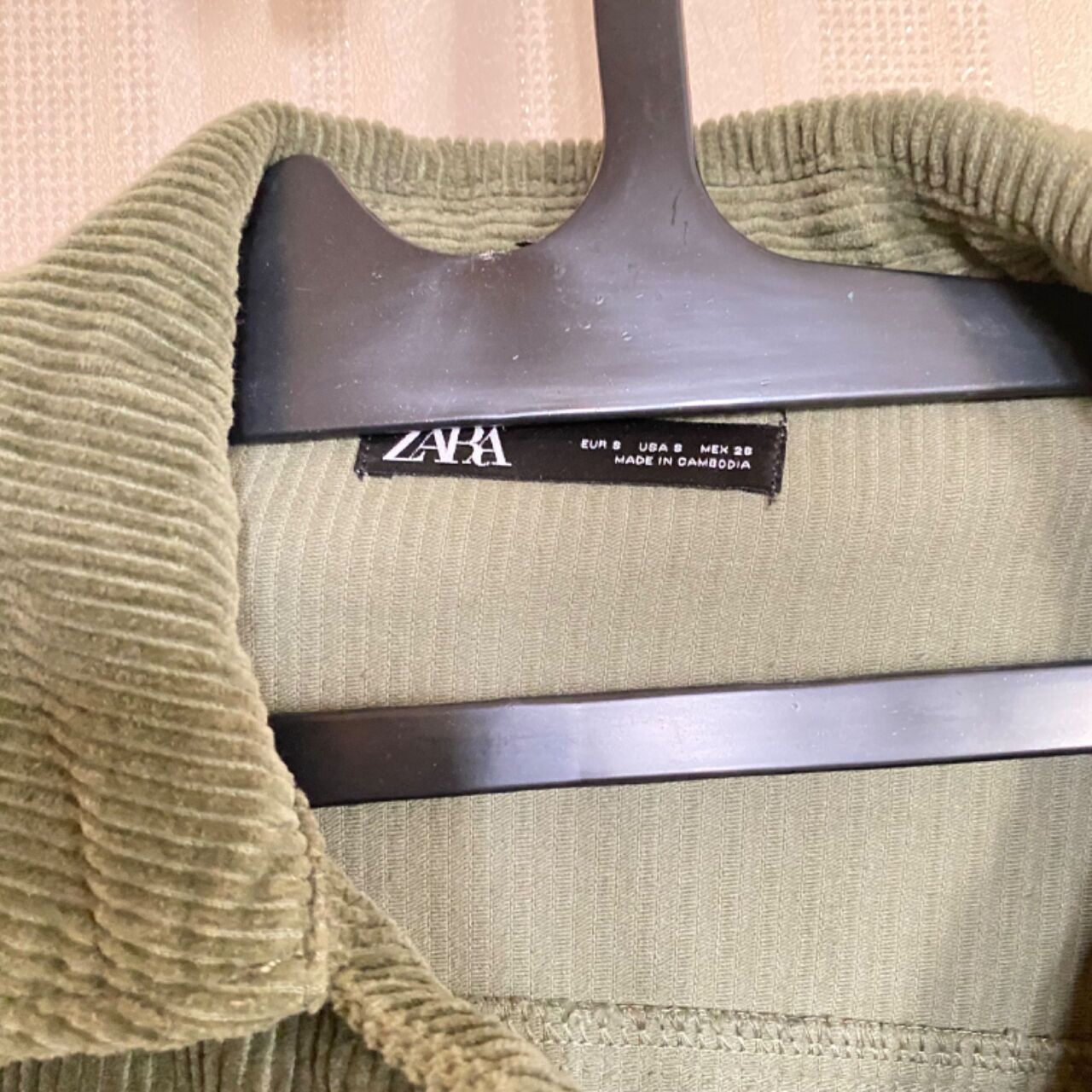 Zara Green Unfinished Jacket