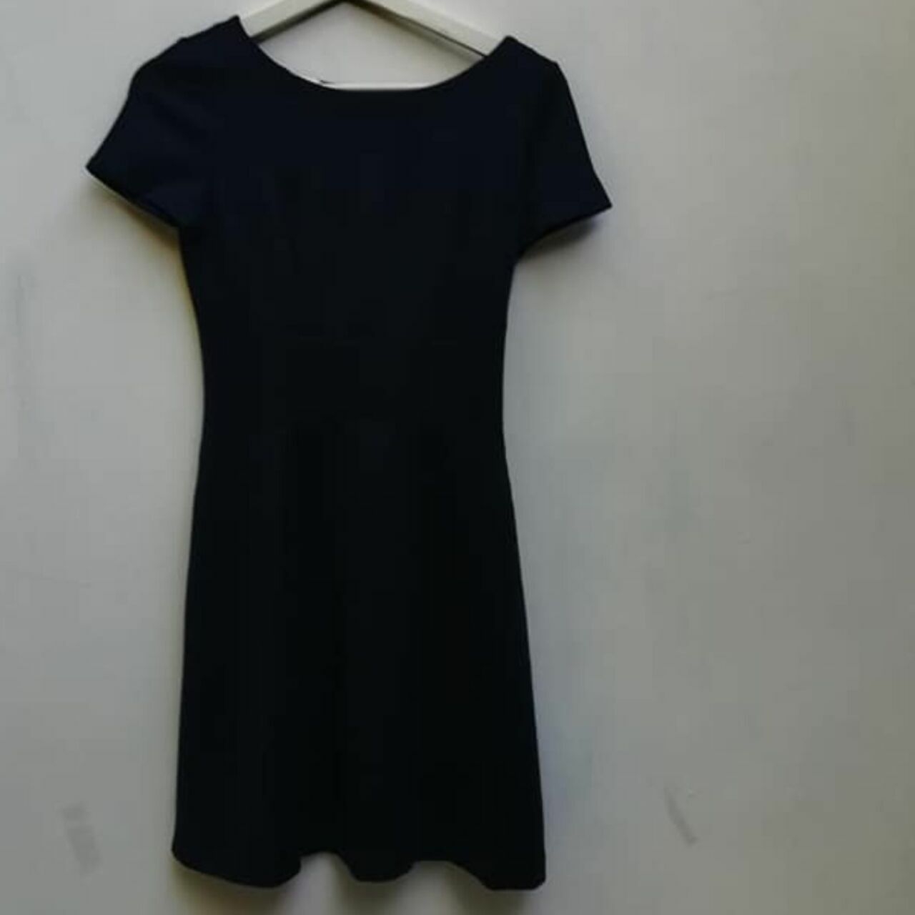 Prada Navy Wool Mini Dress