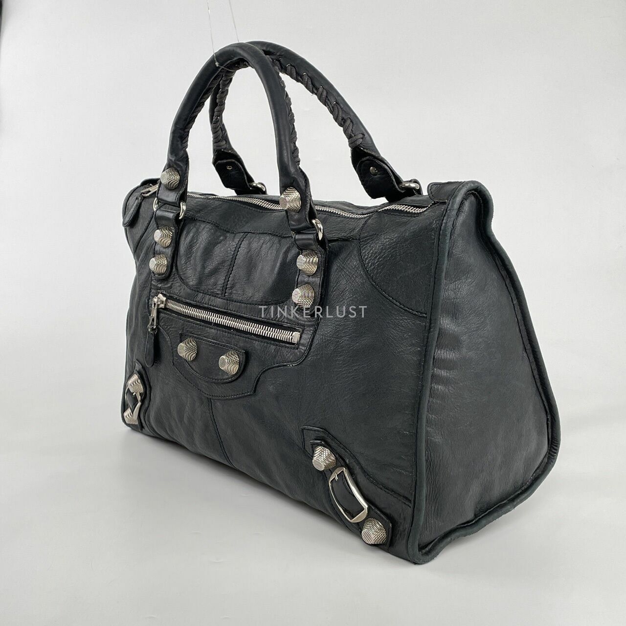 Balenciaga Black Agneau Giant 21 Work