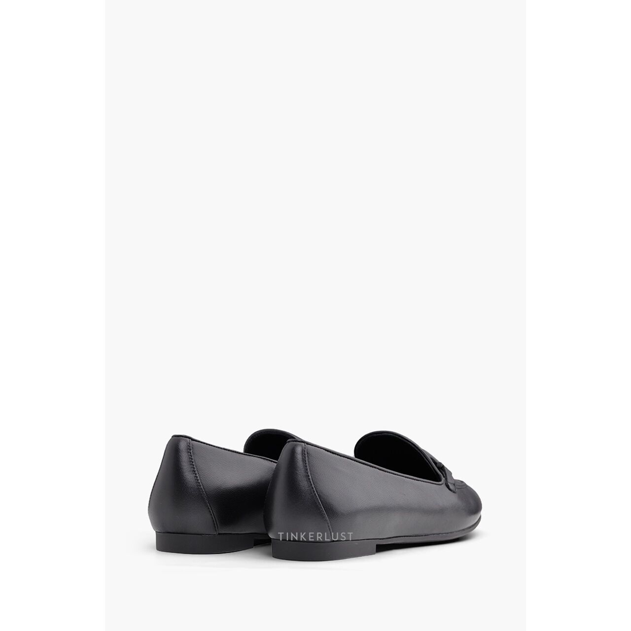 Salvatore Ferragamo Trifoglio Gancini Moccasins Black Flats