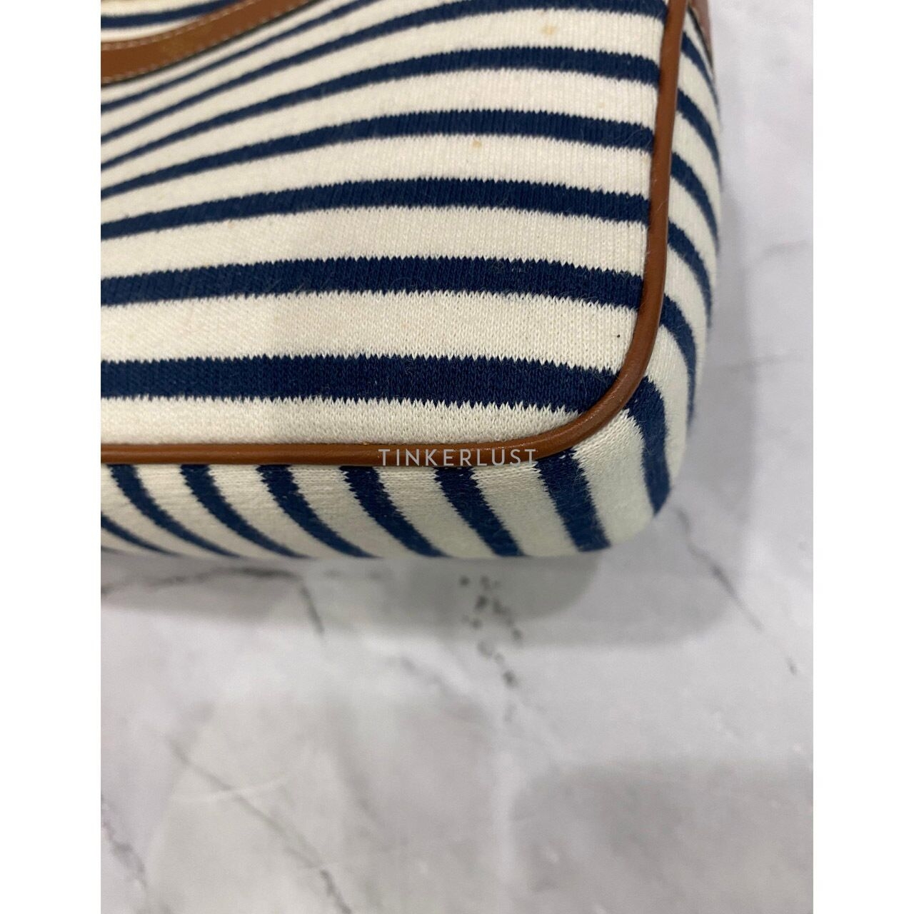 Celine Patapans Stripes Chain Small GHW 2021 Shoulder Bag	