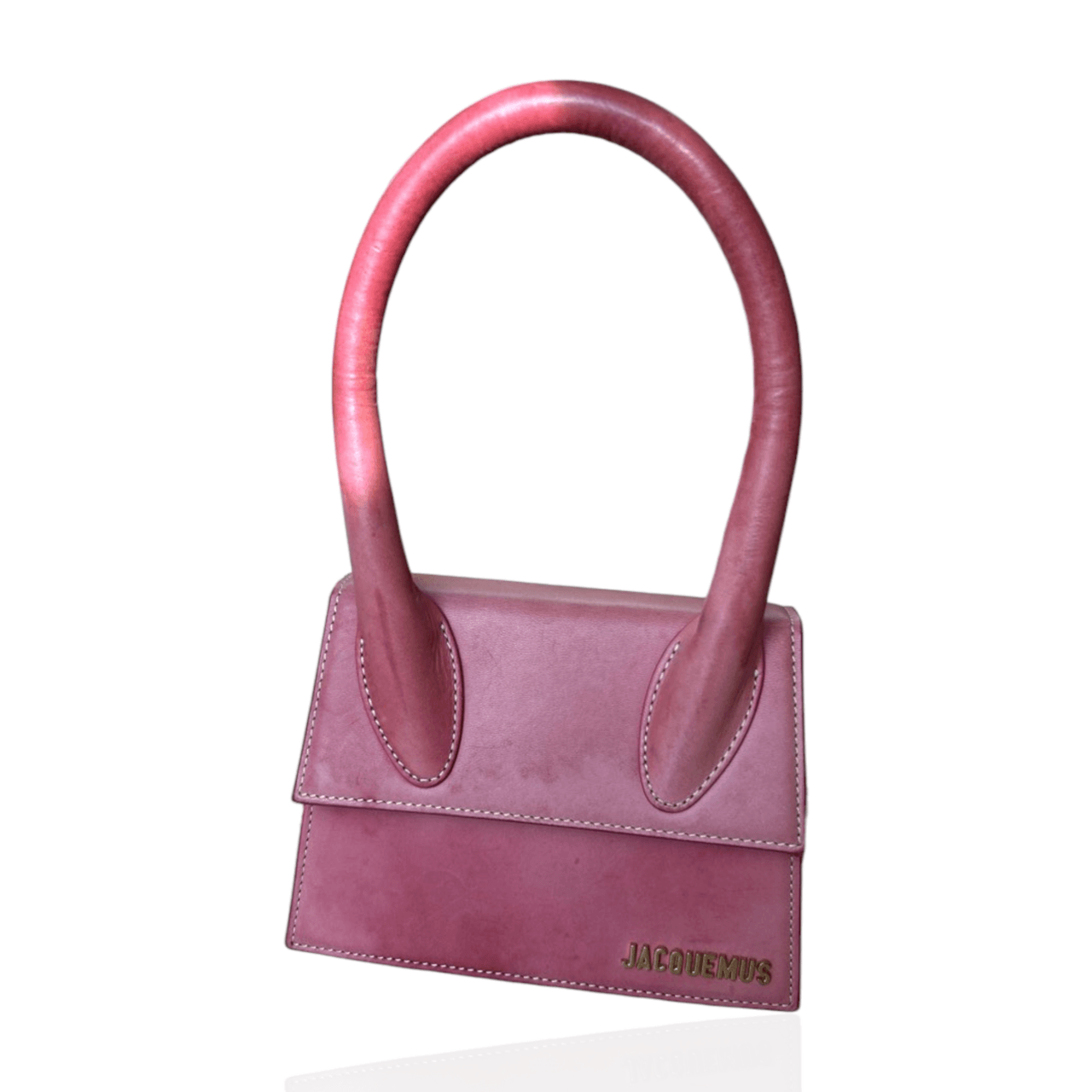 Jacquemus Le Chiquito Moyen Pink Leather Sling Bag