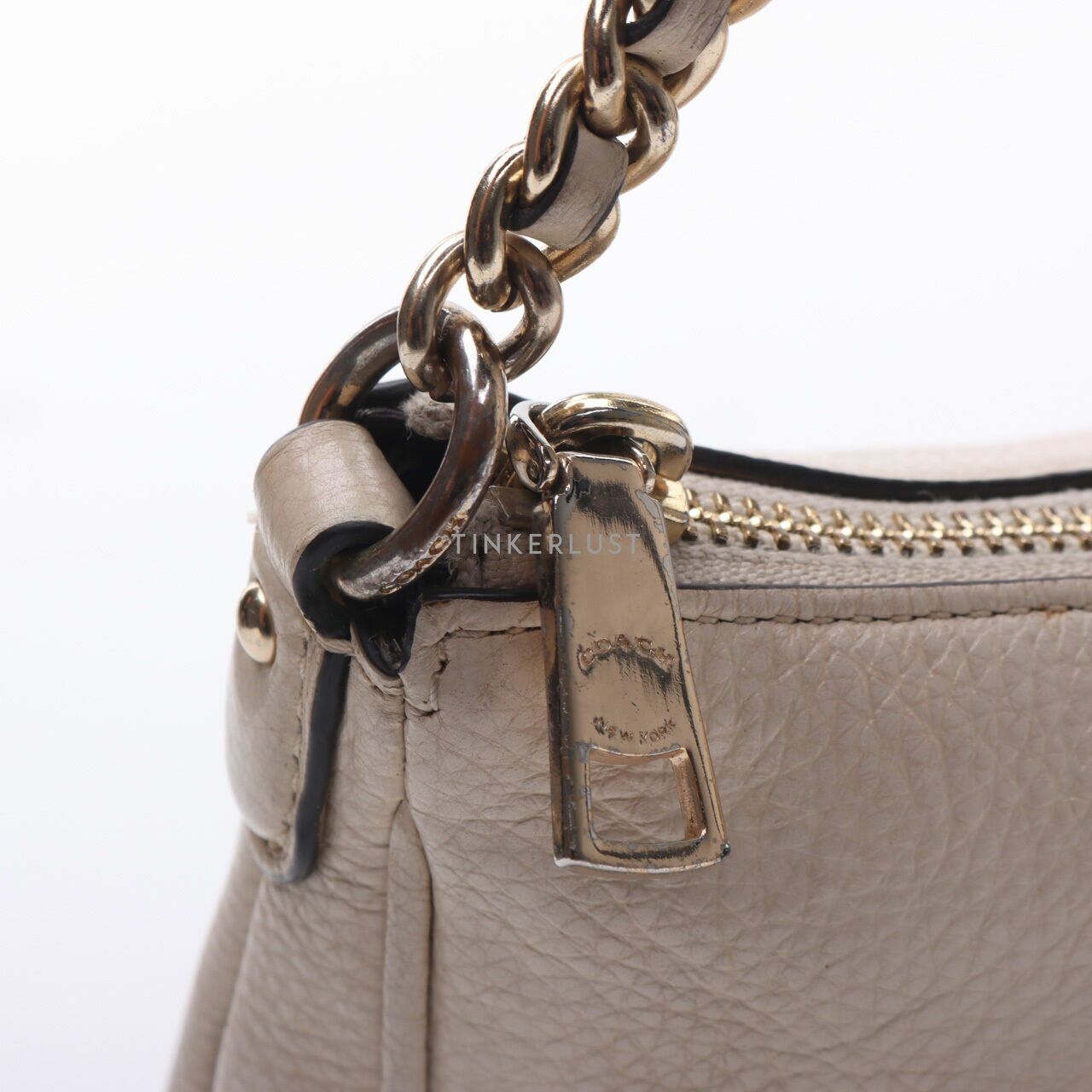 Coach Carrie Crossbody Bag Light Gold/Chalk