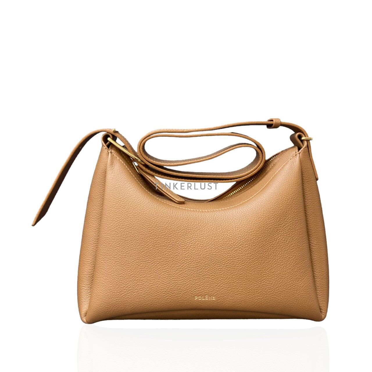 Polene Umi Cognac Shoulder Bag