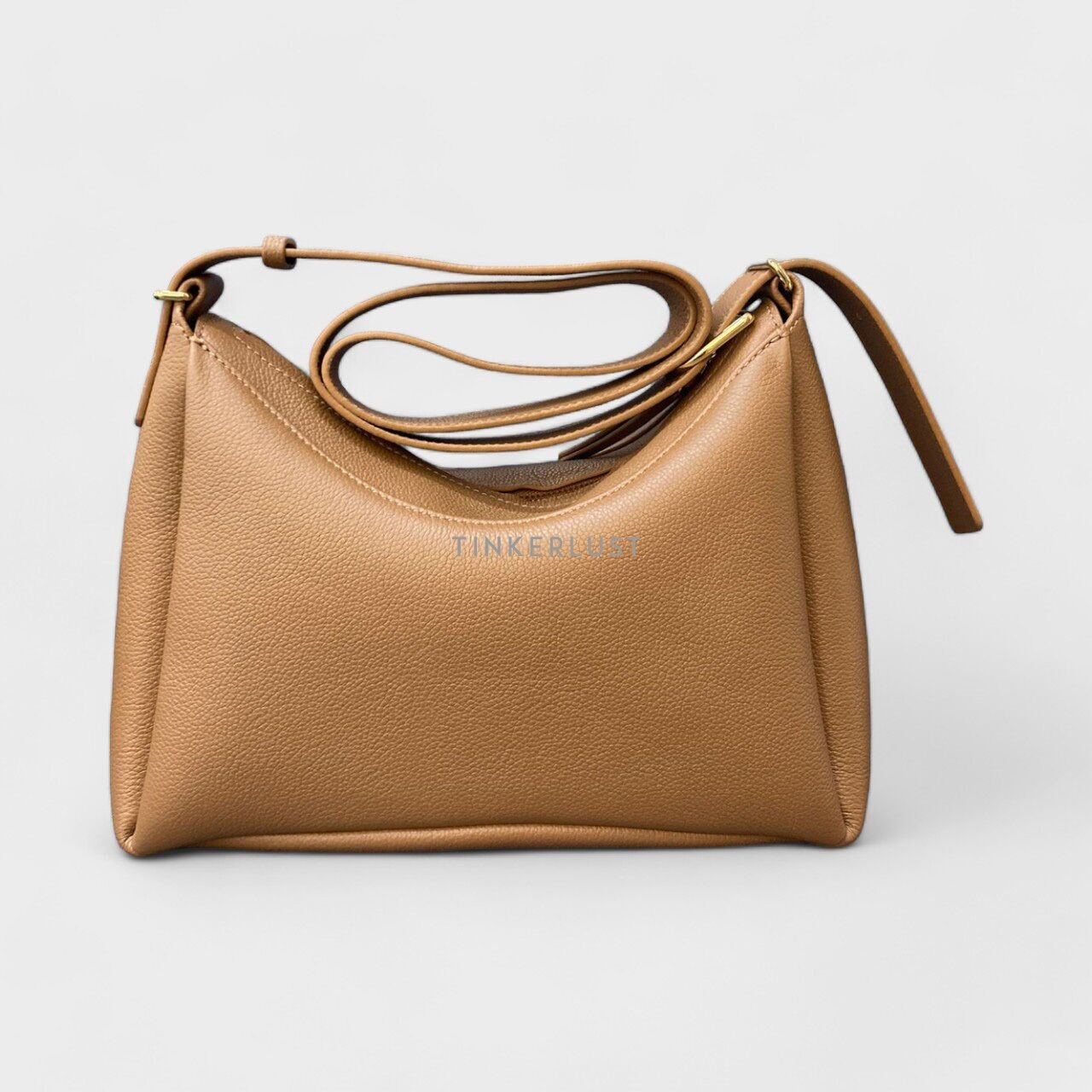 Polene Umi Cognac Shoulder Bag