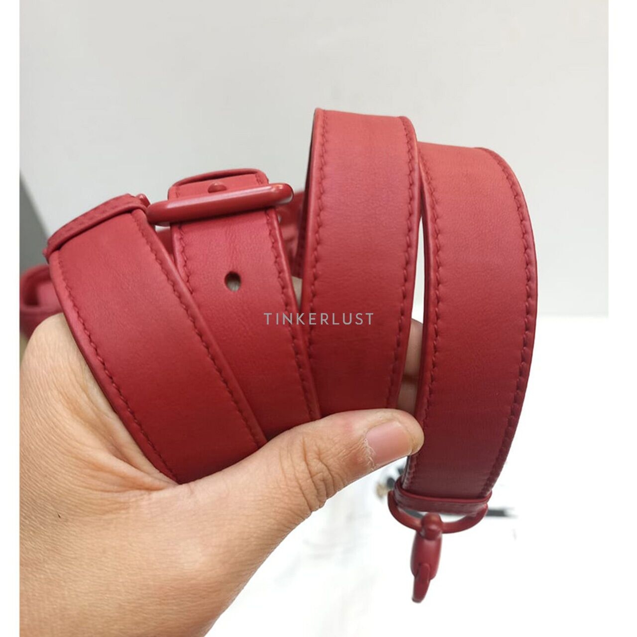 Christian Dior Lady Dior Medium Red Doff 2019 Satchel