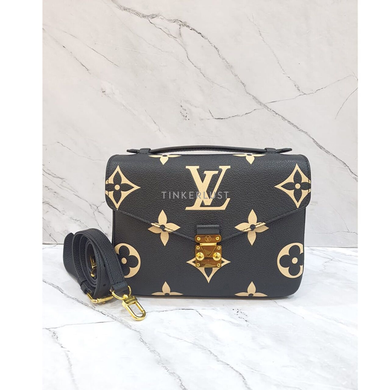 Louis Vuitton Metis Bicolor Empreinte Chip Satchel