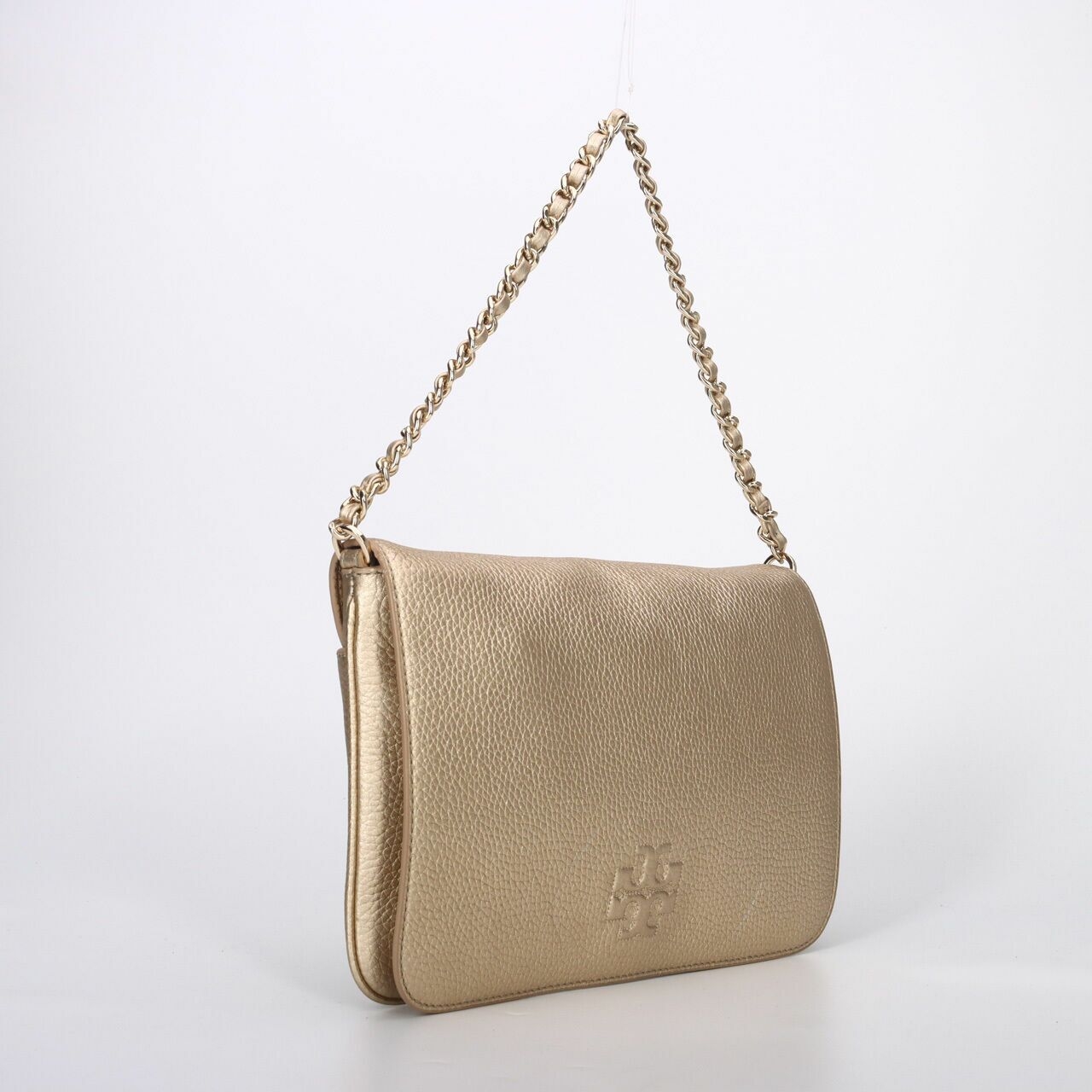 Tory Burch Thea Gold Clutch