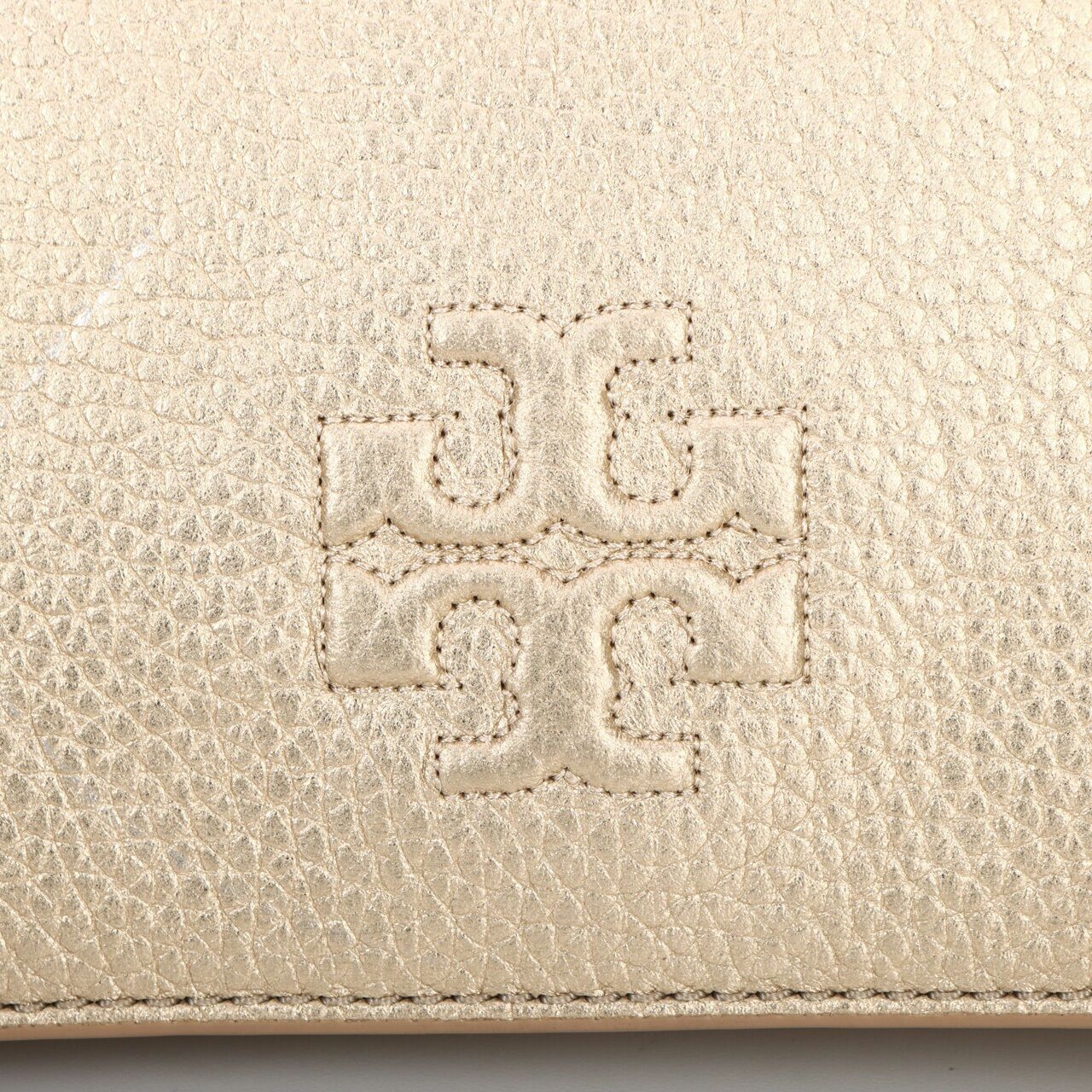 Tory Burch Thea Gold Clutch