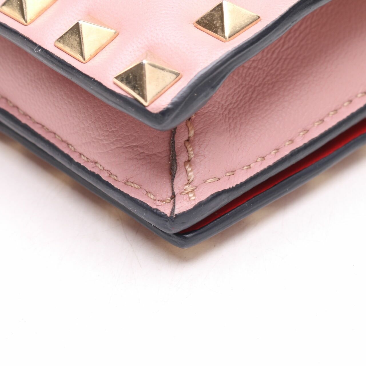 Valentino Garavani Clutch Pink Rockstud Handbag