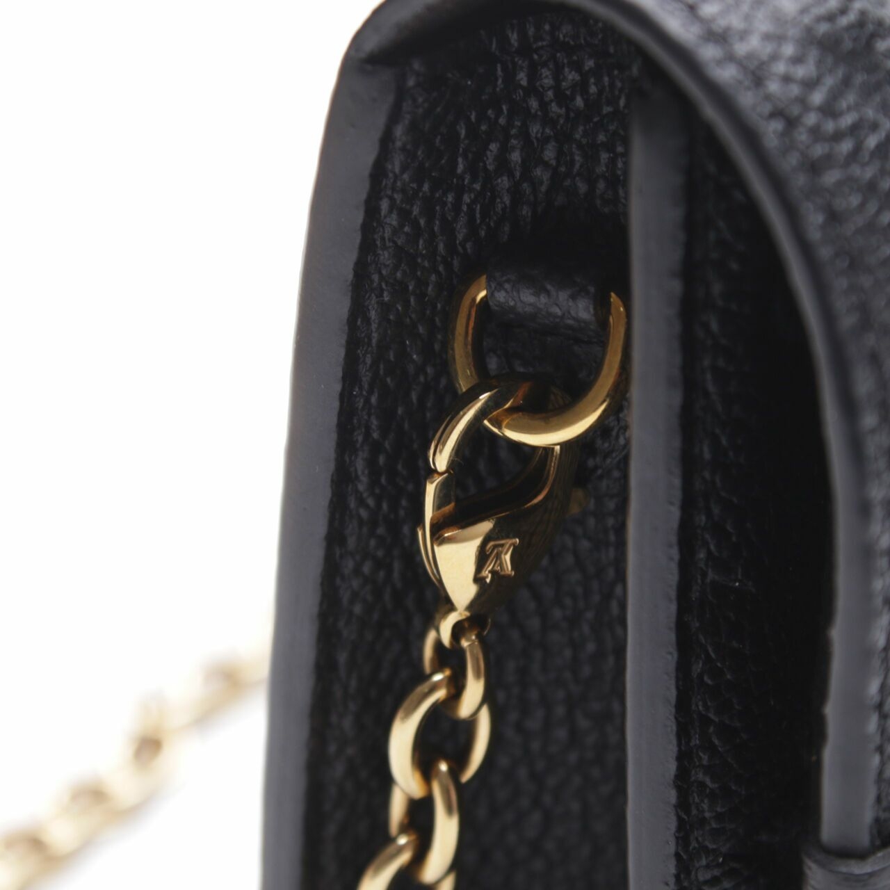  Louis Vuitton Black Vavin Chain Monogram Empreinte Leather M67839 Wallet 