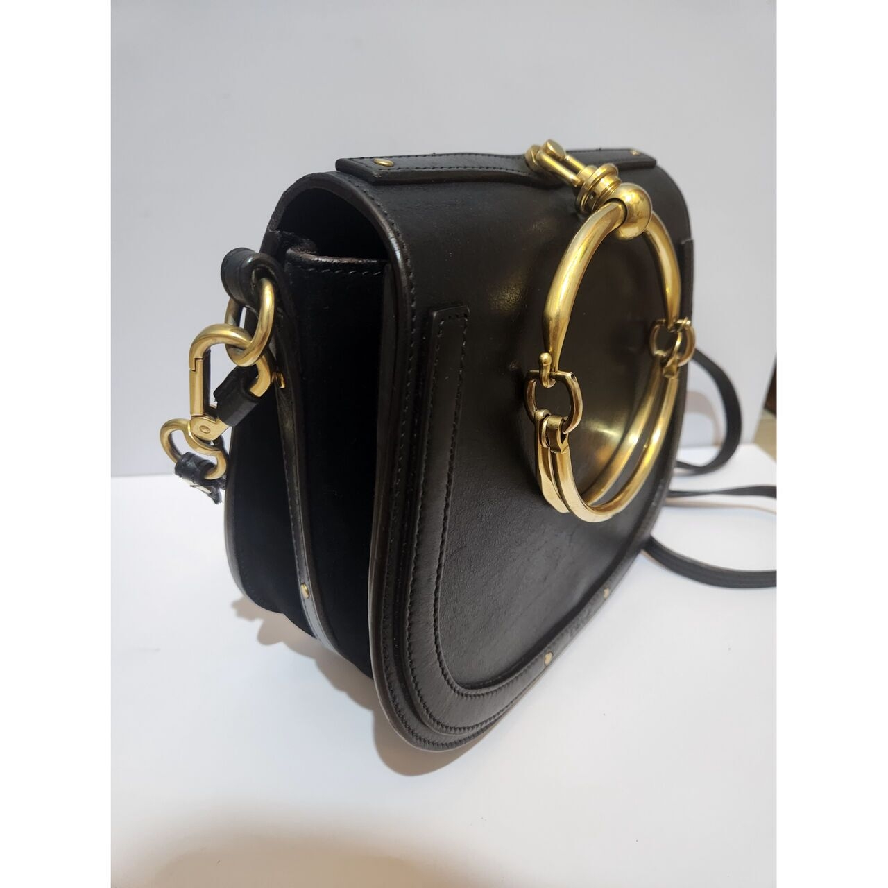 Chloe Nile Bracelet Black Sling Bag